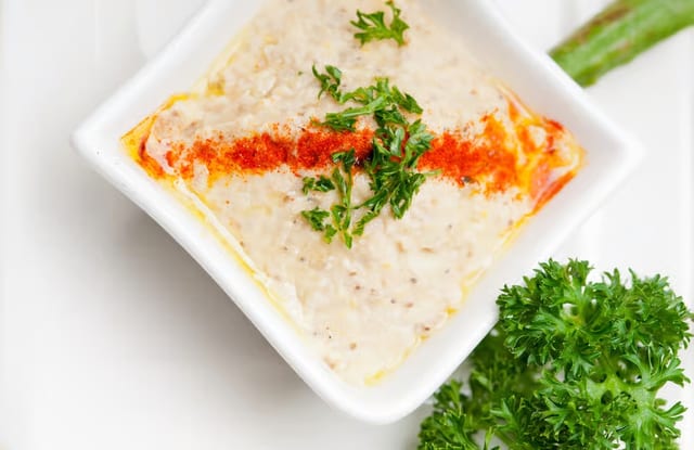 Baba Ganoush with Pita.