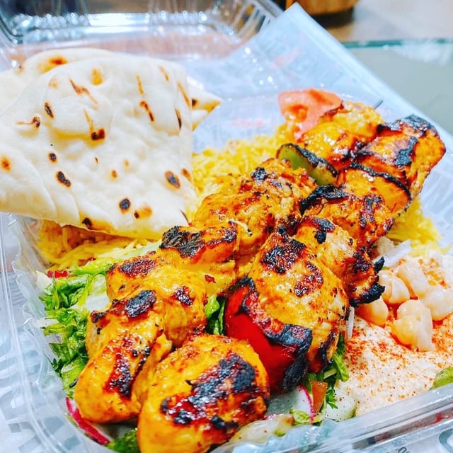 WEEKEND CHICKEN SHEESH KABAB PLATTER(WEEKENDS ONLY).